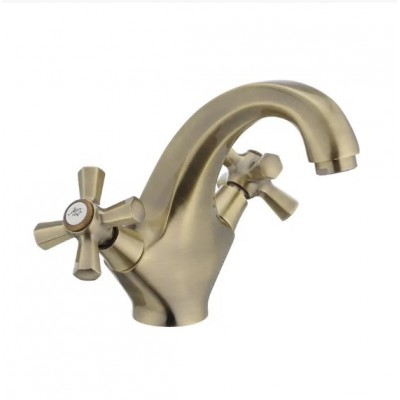 Смеситель для умывальника MIXXUS PREMIUM RETRO BRONZE-161 MI1650 Смеситель для умывальника MIXXUS PREMIUM RETRO BRONZE-161 MI1650