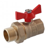 Кран-американка STA 1/2" ВН PN30 бабочка, латунный