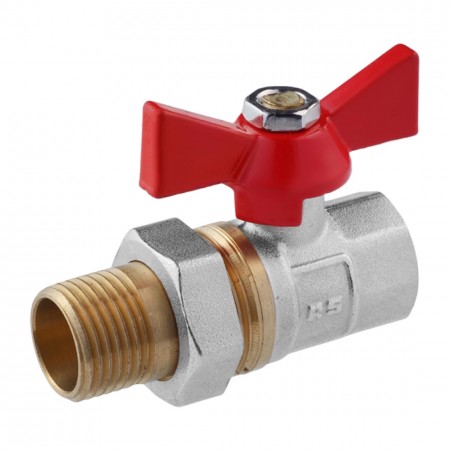 Кран-американка STA 1/2" ВЗ PN30 метелик, нікельований
