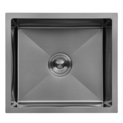 Кухонная мойка Kroner KRP Schwarze - 4843HM PVD (3.0/1.0 мм) (с корзиной)