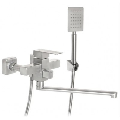 Смеситель для ванны из нержавеющей стали MIXXUS KUB-006 SS2809 Смеситель для ванны из нержавеющей стали MIXXUS KUB-006 SS2809