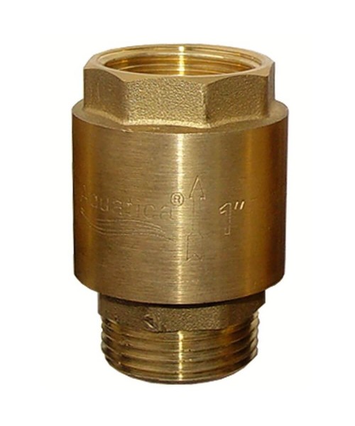  Клапан Aquatica 779645. Клапан обратный 1"Mx1"F (латунь).