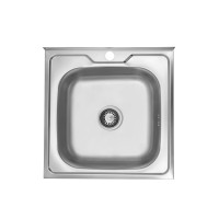 Кухонна мийка Kroner KRP Satin-5050 (0,6 мм)