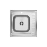 Кухонна мийка Kroner KRP Satin-6060L (0,6 мм)