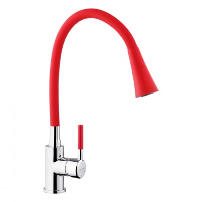 Смеситель для кухни Kroner KRM Kuche - C132RED Смеситель для кухни Kroner KRM Kuche - C132RED