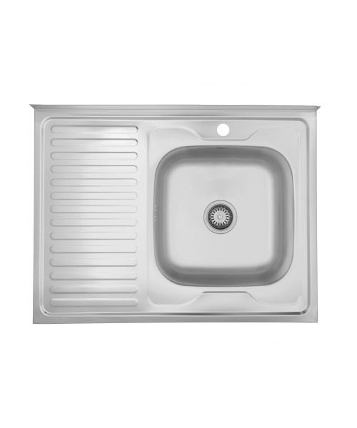 Кухонна мийка Kroner KRP Satin-6080R (0,6 мм)