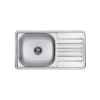 Кухонна мийка Kroner KRP Satin-7642 (0,8 мм)