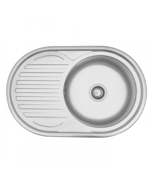 Кухонна мийка Kroner KRP Satin-7750 (0,6 мм)