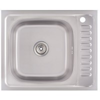 Кухонна мийка Lidz 6050-L Decor 0,6 мм (LIDZ6050L06DEC)