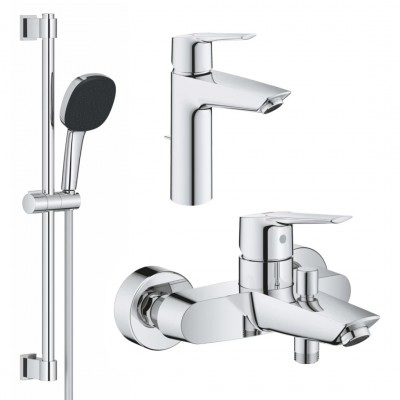 Комплект смесителей для ванной комнаты Grohe QuickFix Start UA202301MQ Комплект смесителей для ванной комнаты Grohe QuickFix Start UA202301MQ