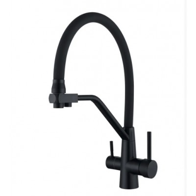 Смеситель для кухни WEZER INX4A-08-BLACK Смеситель для кухни WEZER INX4A-08-BLACK