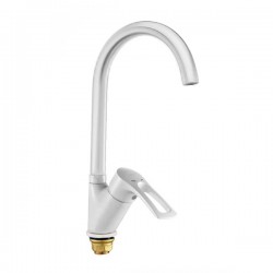 Смеситель для кухни CRON HANSBERG 777-G WHITE