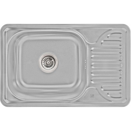 Кухонна мийка Lidz 6642 Micro Decor 0,8 мм (LIDZ664208MICDEC)