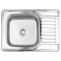 Кухонна мийка Lidz 6950 Satin 0,8 мм (LIDZ6950SAT8)