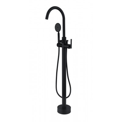 Напольный смеситель для ванны WEZER EKO19A-01-BLACK Напольный смеситель для ванны WEZER EKO19A-01-BLACK
