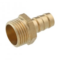 Штуцер STA 1/2" ЗР, D=14 мм латунний