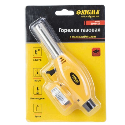 Горелка газовая с пьезоподжигом Sigma (2901411) Горелка газовая с пьезоподжигом Sigma (2901411)