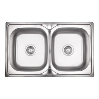 Кухонна мийка Lidz 7948 Decor 0,8 мм (LIDZ7948DEC08)