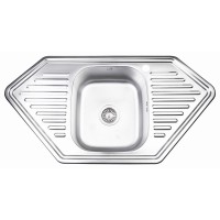 Кухонна мийка Lidz 9550-D Decor 0,8 мм (LIDZ9550DEC08)