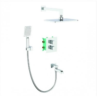 Душевая система с термостатом встраиваемая Koer KB-67011-01 KR4726