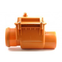 Обратный клапан Мпласт Ø110 для наружной канализации