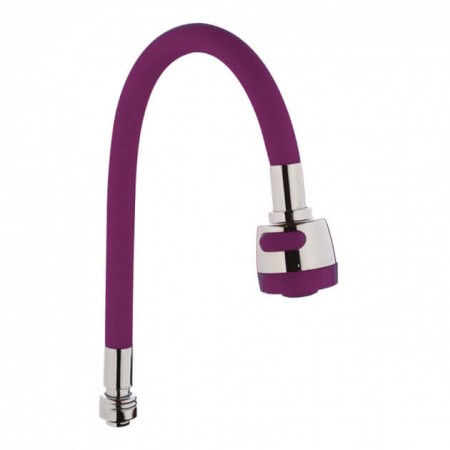 Гнучкий вилив для кухні Wezer WKC-058-PURPLE фіолетовий