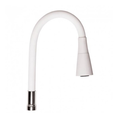 Гибкий излив для кухни Wezer WKC-059-WHITE белый Гибкий излив для кухни Wezer WKC-059-WHITE белый