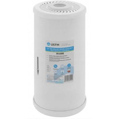 Картридж для удаления железа USTM 4,5"х10" (IR10BB) Картридж для удаления железа USTM 4,5"х10" (IR10BB)