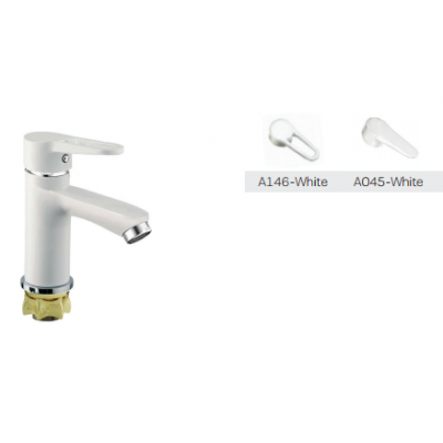 Смеситель для умывальника ZERIX PUD1 045 WHITE Смеситель для умывальника ZERIX PUD1 045 WHITE
