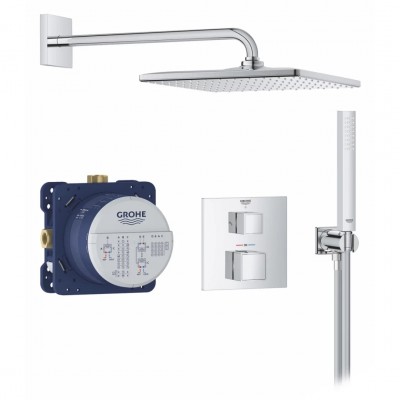 Душевая система скрытого монтажа Grohe QuickFix Precision Cube c Vitalio Rain Mono 310 Cube 34879000