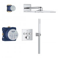 Душевая система скрытого монтажа термостатическая Grohe QuickFix Precision SmartControl Cube 34875000 