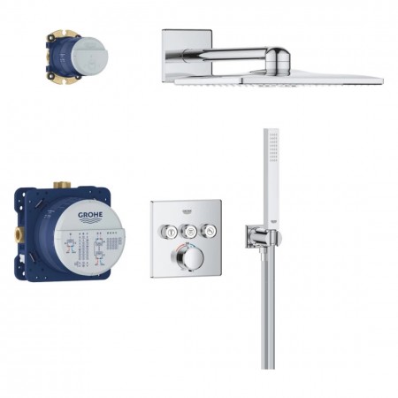 Душевая система скрытого монтажа термостатическая Grohe QuickFix Precision SmartControl Cube 34875000 