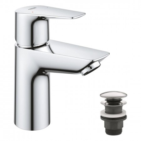 Смеситель для раковины Grohe QuickFix Start Edge S-Size с донным клапаном 24199001