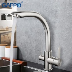 Смеситель для кухни Gappo G4399 на две воды