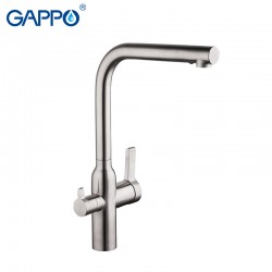 Смеситель для кухни Gappo G4399-4 на две воды