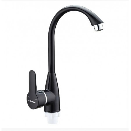 Чёрный смеситель для кухни Plamix Mario-011 Black PM0606