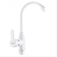 Смеситель для кухни Plamix Mario-011(W) White PM0609