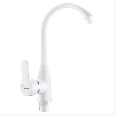Смеситель для кухни Plamix Mario-011(W) White PM0609