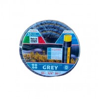 Садовий шланг для поливу 30 м GREY 3/4" 4-шаровий HOSE ITALY UKR-222